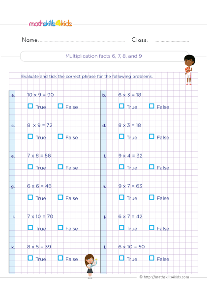 Building Multiplication Fact Fluency in Grade 3 - multiplication facts 6 7 8 and 9