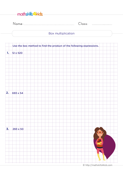 multiplication-box-method-worksheet