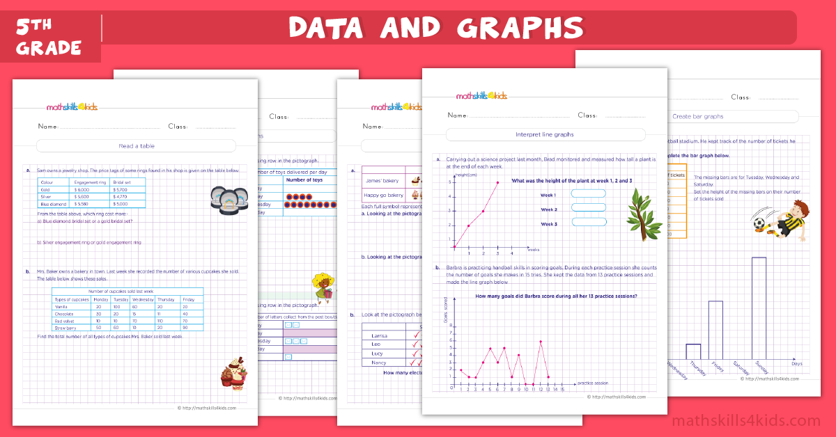 5th grade data analysis activities
