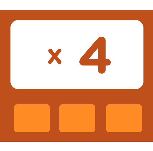 Learn how to multiply by 4 - Training activities