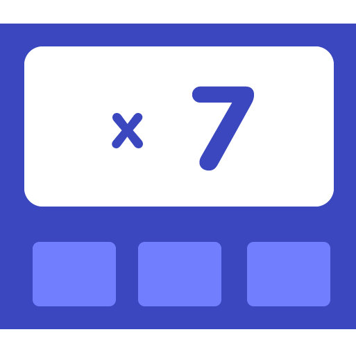 Learn how to multiply by 7 - Training activities