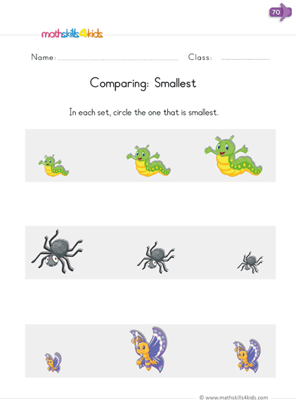 comparing - small smaller smallest