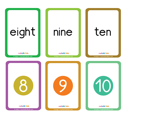Hero Shepherd printable number matching cards - numbers pack 3