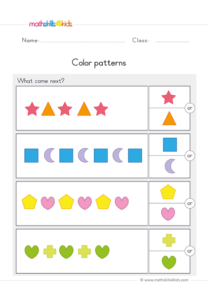 Preschool Math Worksheets PDF Prekinders math printables