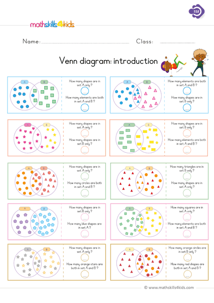 Sorting and Classifying Worksheets for First Grade | Grade 1 Printable