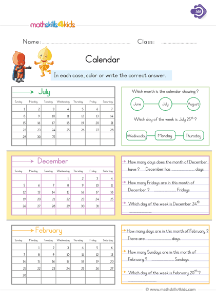 1st Grade Telling Time Worksheets