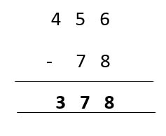 subtraction within numbers up to 3-digit