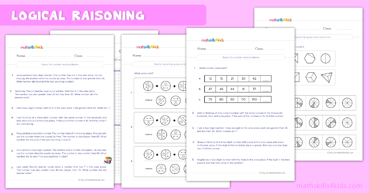 Grade 2 logical reasoning worksheets: Improve your child's thinking skills