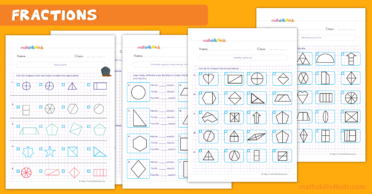 Printable Grade 2 Fractions Worksheets And Activities