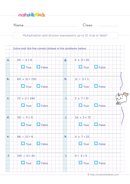 12th Grade Math Worksheets