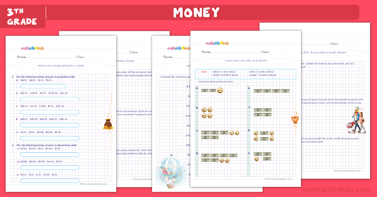Money Worksheets Grade 3 Pdf - Practical Money Skills Pdf