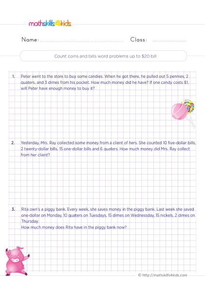 math problems for kids 4th grade