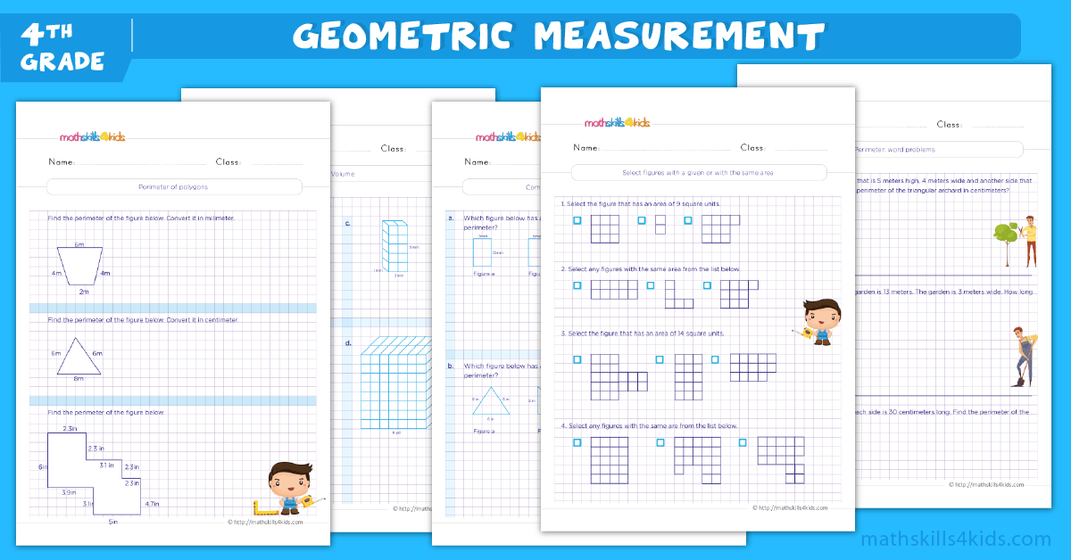 Geometry Worksheets Grade 4 - Geometry Activities for 4th Grade