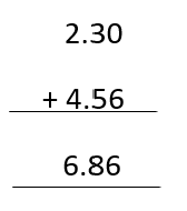 example of addition in columns