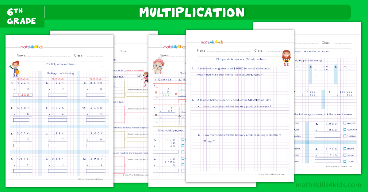 Free Multiplication Worksheets Printable Pdf And Games