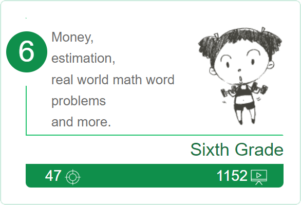 Math skills for kids - sixth grade Math activities - Grade 6 math