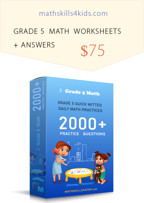 grade 5 math printable workbook pdf with answers