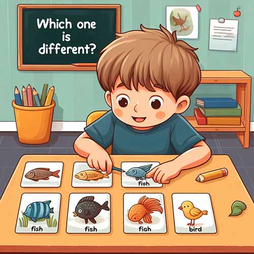 Which one is different - classifying lesson plans for pre-k and kindergarten