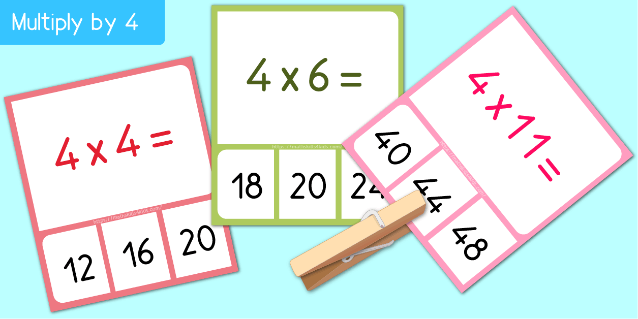 multiplication quizzes pdf for 4