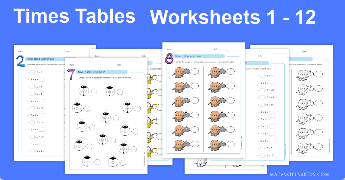 Quiz tablas de multiplicar grado 2 worksheet