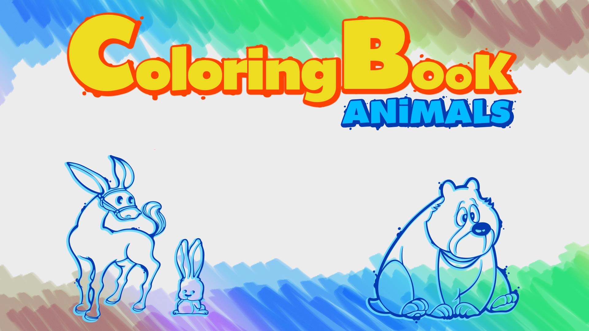 Online Animals Coloring Book For Kids   Toddlers Funniest Games