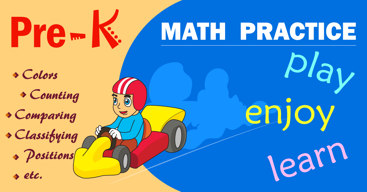 Pre-K Math online - Preschool Fun Math Practice